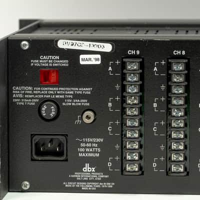 dbx 900A Rack Frame w/ 6 Modules – 4x 902 De-Esser, 2x 903 Compressor + Manuals image 9