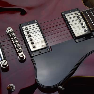 1995 Orville by Gibson ES-335 Cherry – w/HSC & Paperwork, Fujigen, Japan, MIJ, Rare image 12
