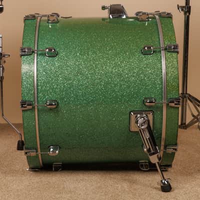 2000s Tama Starclassic Performer B/B Shattered Turquoise Drum Set image 16