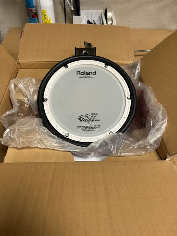 Roland PDX-8 V-Drum 10" Dual-Trigger Mesh Snare Drum Pad 2010s - Black image 1