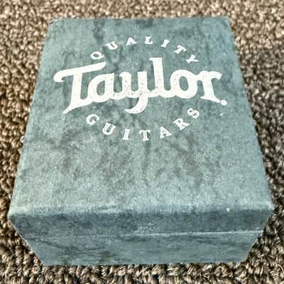 Taylor Bridge Pin 6 Piece Set 5” Taper White Bone with Green Opal 7260-3 image 2
