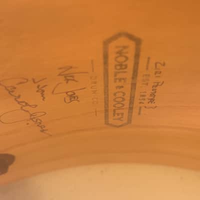 RARE Noble & Cooley Limited Edition Ziricote English Chestnut 6.5x14" Snare Drum 2020 image 9