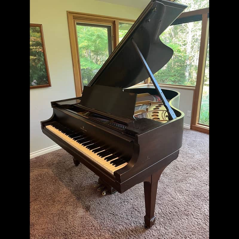 Steinway & Sons M 5'7 Grand Piano – Mahogany Powerful Tone image 1