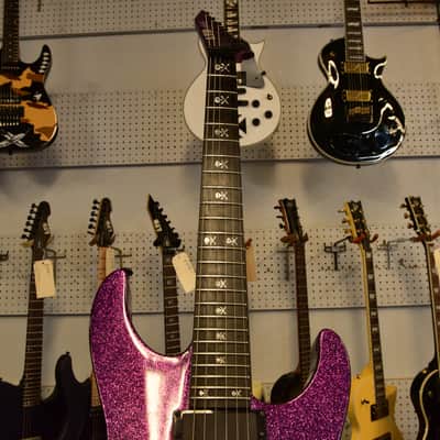 ESP LTD Kirk Hammett Signature Electric Guitar w/case KH-602 in Purple Sparkle image 5