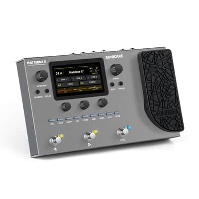 SONICAKE Matribox II - Multi Effects Processor with Expression Pedal, 200+ Built-in Guitar/Bass/Acoustic Effects, Amp Modeling, IR Cabinets Simulation, FX Loop, MIDI Stereo OTG USB Audio Interface image 1