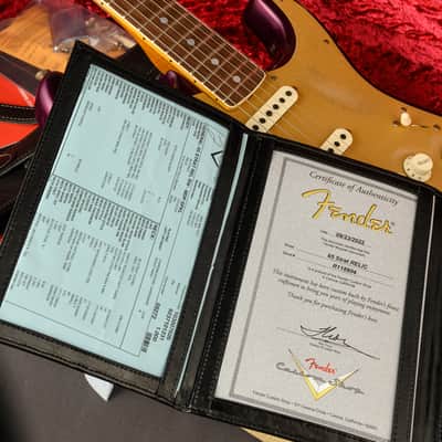 Fender Custom Shop '65 Stratocaster "Chicago Special" Relic - Midnight Purple Sparkle image 16
