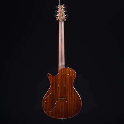 PRS Private Stock #6049 single Cut Trem in Tiger Eye Smoked Burst with Brazilian neck image 9