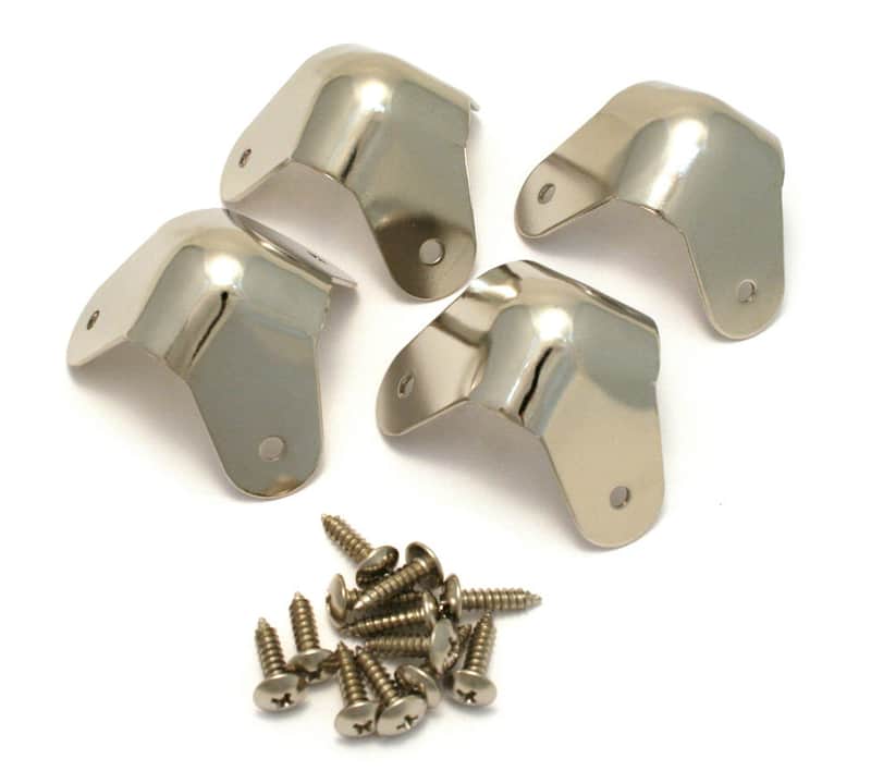 Immagine Fender 099-1350-000 Pure Vintage 3-Screw Mount Amplifier Corners (4) - 3