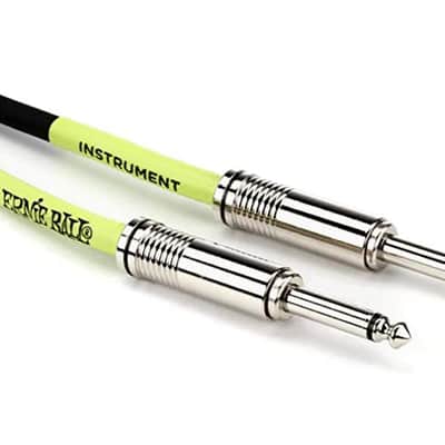 20' Straight / Straight Instrument Cable - Black - Dual Shielded 99.95% O2-free Copper Roadworthy Design, Limited Lifetime Warranty image 3