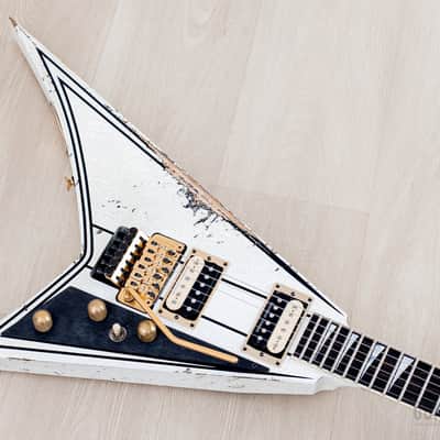 2025 Jackson USA Custom Shop Special Edition Randy Rhoads RR-2H FR Snow White Heavy Relic, Mint w/ Case, Tags image 9