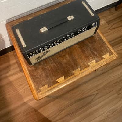Fender Bassman 2-Channel 50-Watt Guitar Amp Head 1966 - Black Panel image 5