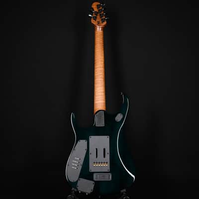 Ernie Ball Music Man JP15 Emerald Glow w/ Roasted Figured Maple Neck *Miami Guitar Exclusive* 2024 (H06726) image 4