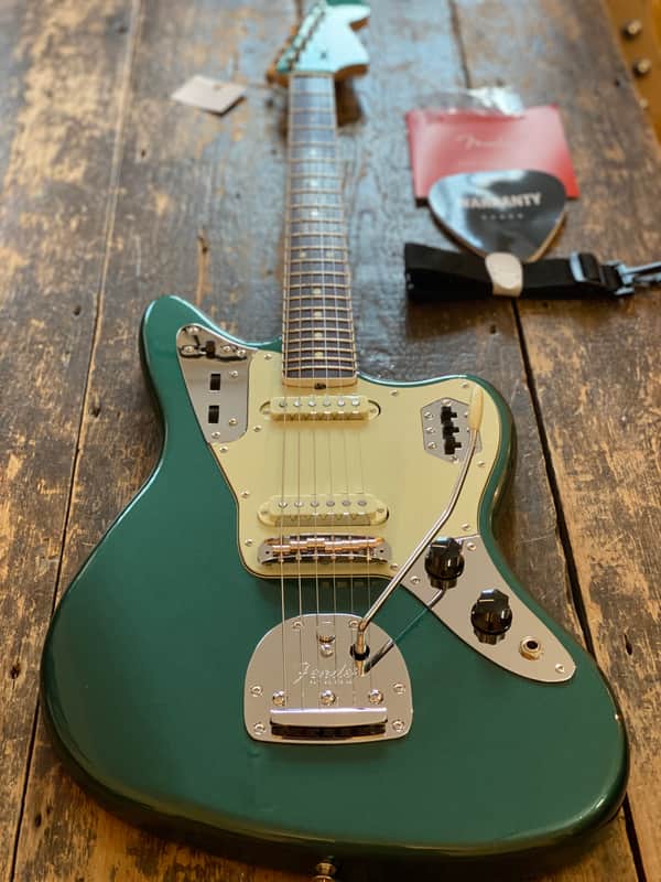 Fender Japan Limited Edition Jaguar FSR Sherwood Green USA Pickups, Alder Body Rosewood Board MIJ