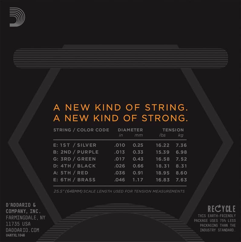 D'Addario NYXL1046 Nickel Wound Electric Guitar Strings, Regular Light Gauge image 3