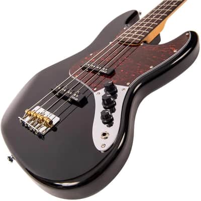 Vintage VJ74BLK ReIssued Series Bass - Gloss Black image 2