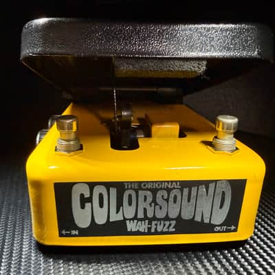 Colorsound Wah-Fuzz-Swell 1990s, United Kingdom - Yellow, Runs on Motorola BCI-84-LC-M728 Transistor image 5
