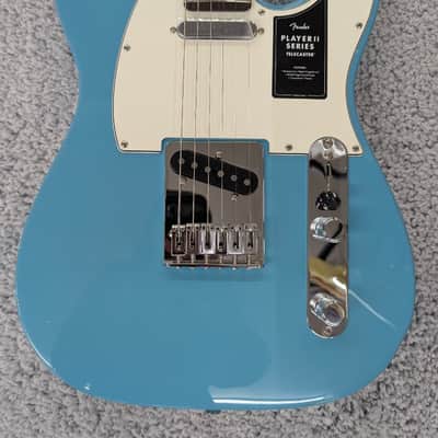 Mint Fender Player II Telecaster guitar, Rosewood Fingerboard, Aquatone Blue - MIM image 3