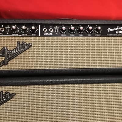 Fender Tremolux Piggyback 1966 Blackface imagen 12