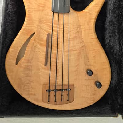 Stambaugh Resonance Fretless 4 string bass full scale w/hard case image 12