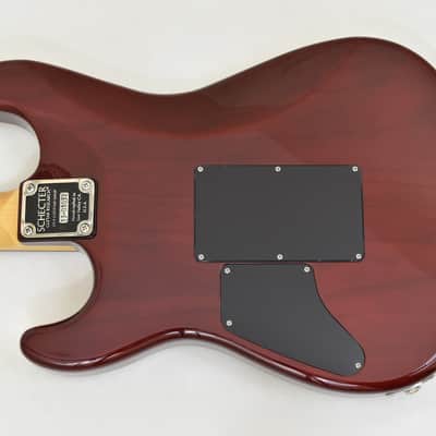 Schecter CET USA Custom Shop Electric Guitar Black Cherry image 9