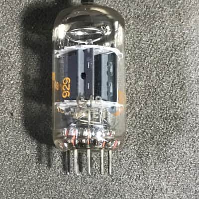 Vintage Amperex 12AU7 ECC82 Holland Heerlen △ GF8 9E1 Orange Label Tube Tested Strong image 3