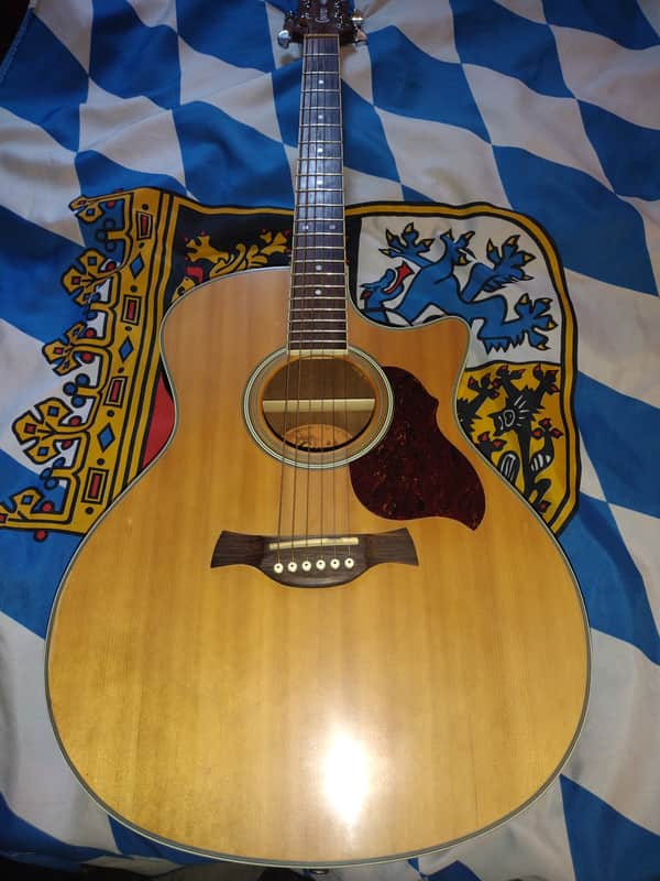Crafter Acoustic Electric guitar Natural image 1