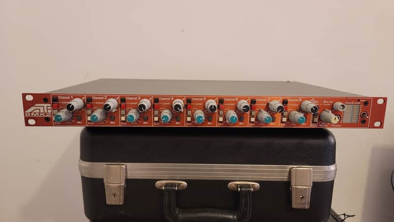 ATI 8MX2 8x2x8 Mic Pre Mixer 2000s - Red image 1