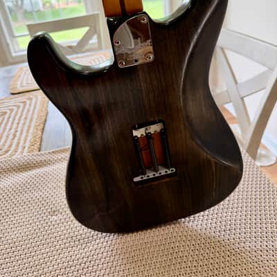 Fender Stratocaster Deluxe 2006-2008 - Faded Black Burst Nitrocellulose image 12