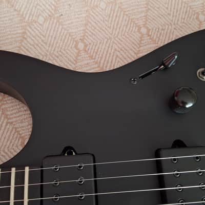 Ibanez RGRTB621-BKF Iron Label 2022 - Flat Black image 3