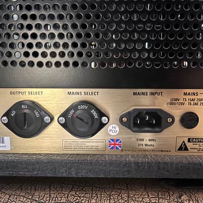 Marshall JCM800 Lead Series 2203X Reissue 100-Watt Guitar Amp Head 2002 - Present - Black image 4