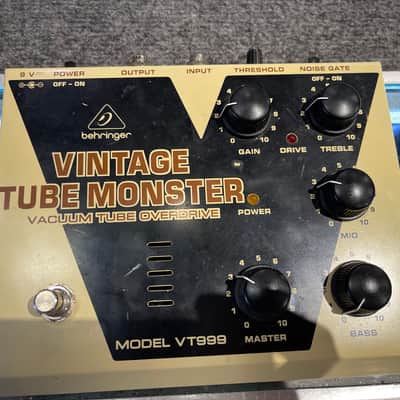 Behringer VT999 Vintage Tube Monster Vacuum Tube Overdrive | Reverb