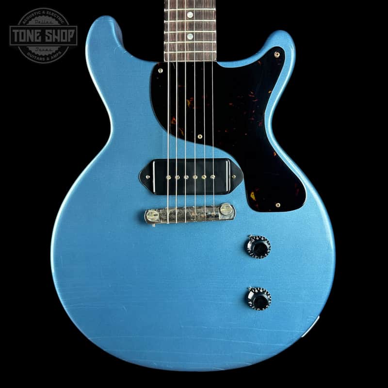 Used 2024 Gibson Custom Shop 1958 Les Paul Jr Double Cut Pelham Blue Murphy Lab Ultra Light Aged w/case TSU25244 image 1