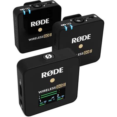 RODE Wireless GO II 2-Person Digital Compact Wireless Microphone System/Recorder (2.4 GHz, Black) - NEW!! image 6