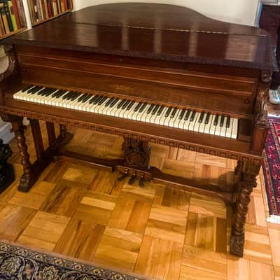 Chas M. Stieff Baltimore Grand Piano 5'4" Mahogany Unique image 3