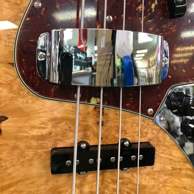 Fender Custom Shop Artisan Maple Burl Jazz Bass®, 3A Rosewood Fingerboard - Aged Natural image 11