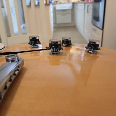 1997 Epiphone Supernova. Refinished Nirto Natural. Seymour Duncans image 17