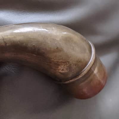 Couesnon Goofus 1924 Unlacquered Brass Queenophone Antique image 15
