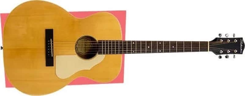 Silvetone 600EN Orchestra Body Electric Acoustic Guitar with Fishman® Clearwave60 preamp w/ Built In Tuner Natural Finish image 1