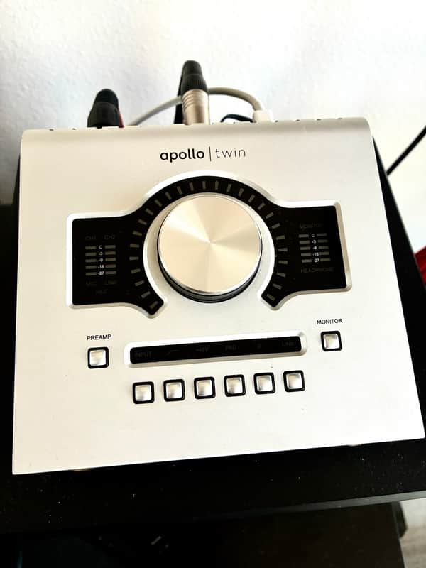 Universal Audio Apollo Twin SOLO Thunderbolt Audio Interface 2010s - Silver image 1