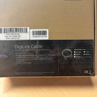 Avid / Digidesign DigiLink 50 foot  - Black Sealed New image 3