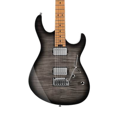 Cort G290 FAT II Double Cutaway 6-String Electric Guitar - Trans Black Burst image 1