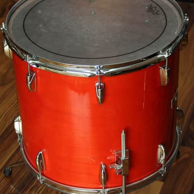 Yamaha TT818 F Tour Custom 8000 - red wood 18"x16 floor tom image 9
