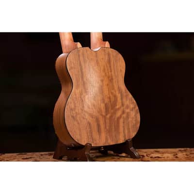 Ortega Custom Built Series Double Neck 4 & 8 String Tenor Acoustic-Electric Ukulele w/ Bag image 3