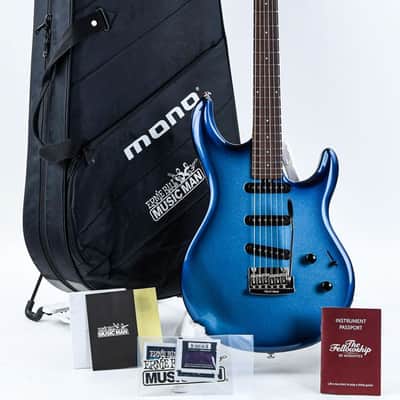 Music Man Luke 4 SSS Diesel Blue image 3