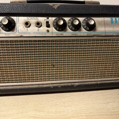 Fender Bassman "Drip Edge" 2-Channel 50-Watt Guitar Amp Head 1968 - 1969 - Silverface image 4