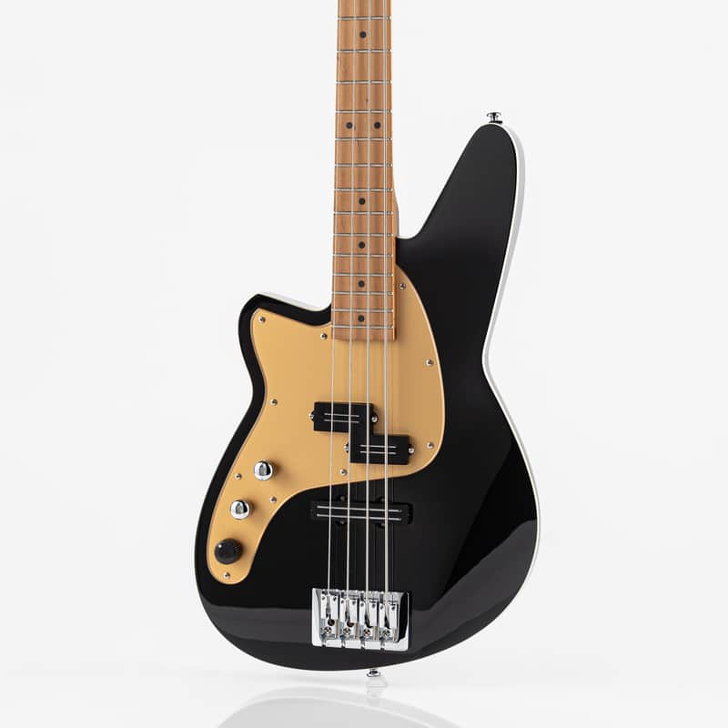 Reverend Decision P Bass Left Handed - Midnight Black image 1