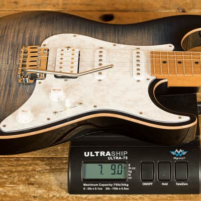 Suhr Standard Plus Faded Trans Whale Blue Burst Maple image 8