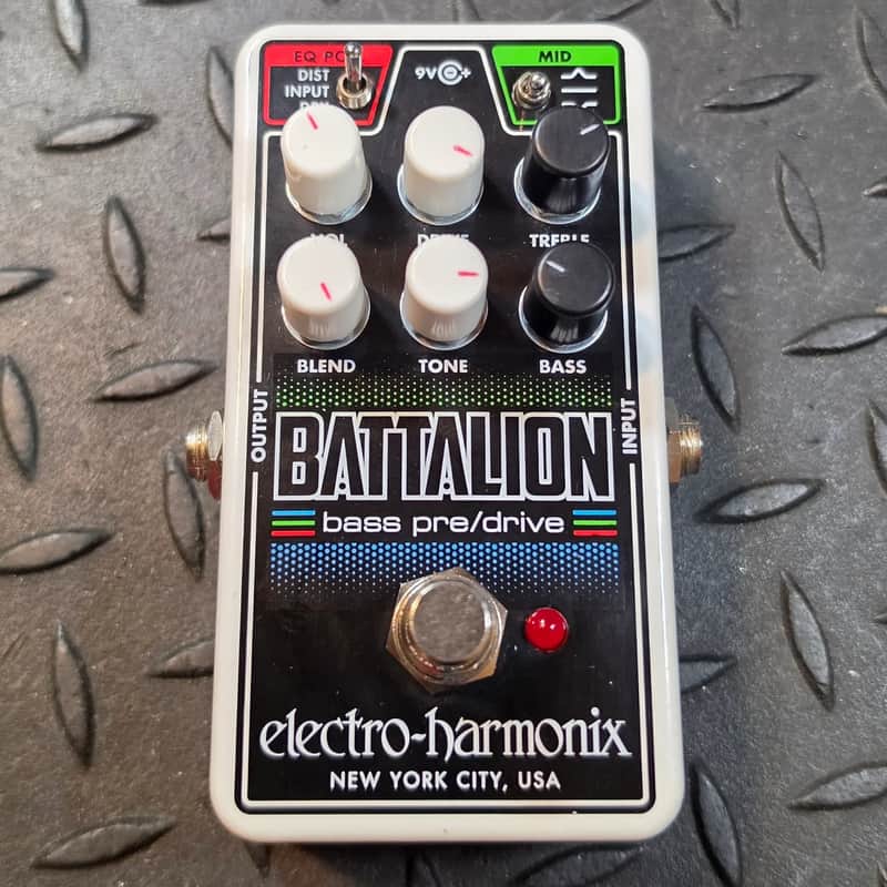 Electro-Harmonix Nano Battalion Bass Preamp and Overdrive 2018 - Present - Black image 1