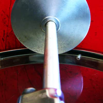 Vintage 1940's Electro-Voice 950 Cardax Crystal Microphone Hi Z with period E.V 423A desk stand DISPLAY image 11