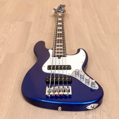 2020 Mike Lull TC5 5-String Bass Custom Blue w/ Nordstrand Pickups & Aguilar Preamp image 11